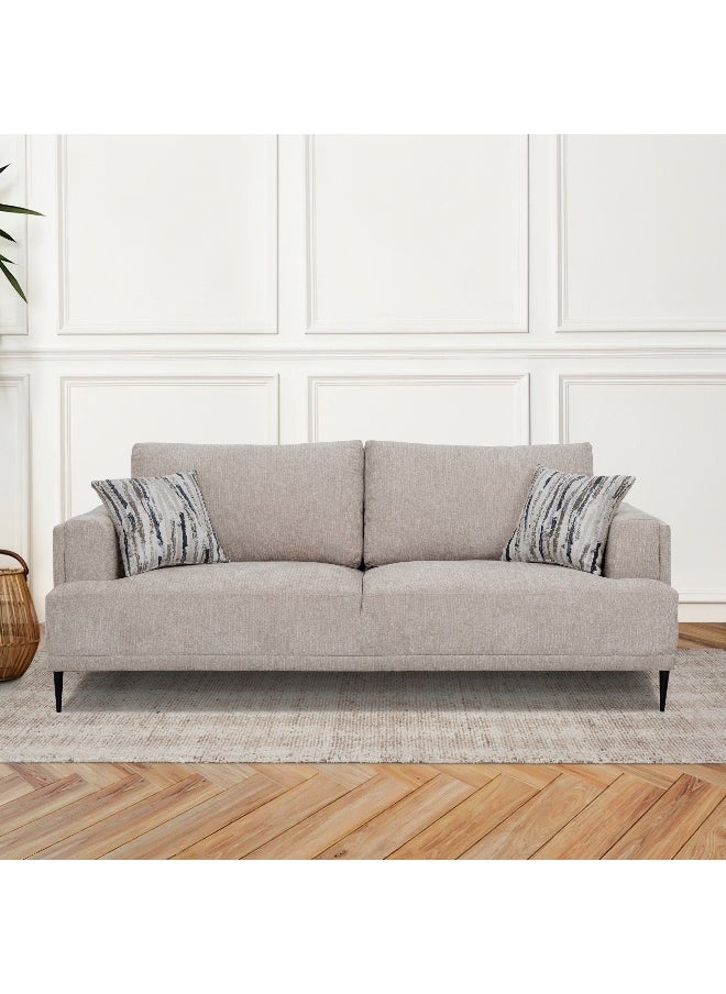 Home Box Panora 3-Seater Fabric Sofa with 2 Cushions  - Image 2