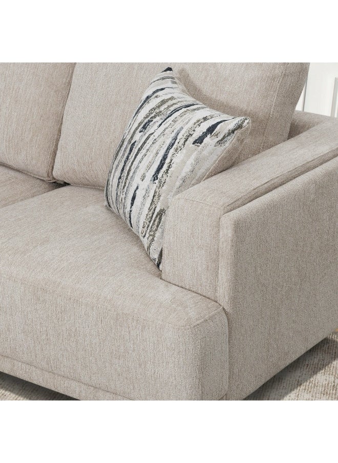 Home Box - Panora 3-Seater Fabric Sofa with 2 Cushions - Image 1