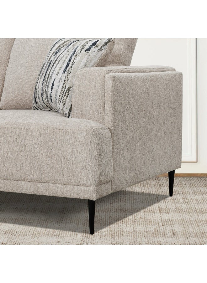 Home Box Panora 3-Seater Fabric Sofa with 2 Cushions  - Image 5