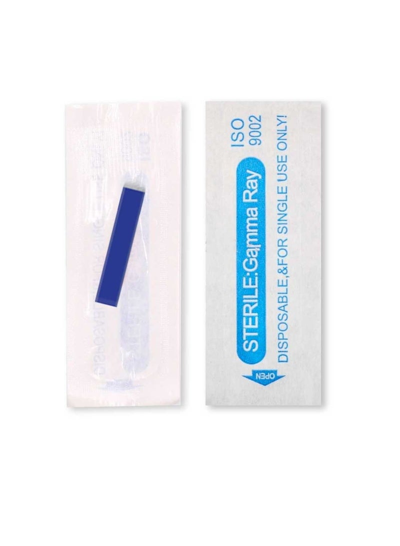 IOLITE Microblading needles 20 Prong U shape Double Line Needle spmu needles size 22mm one time use disposable blade Sterile packaged 12pcs - Image 2