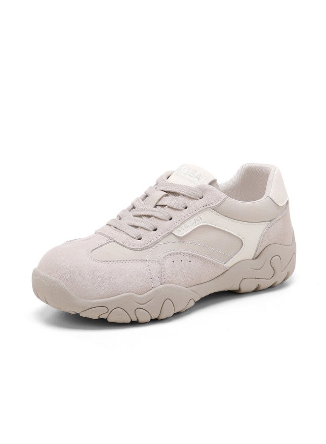 St&Sat Retro German Training Shoes Soft Sole Height Increase Comfortable Lightweight Casual Shoes Outdoor Sports Shoes Versatile Commuter Shoes Women's Shoes - Image 2