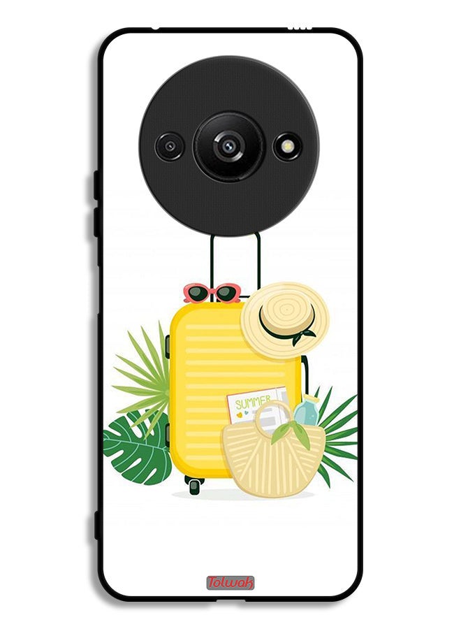 Tolwak Xiaomi Redmi A3 4G Protective Case Cover Summer Digital Art - Image 1