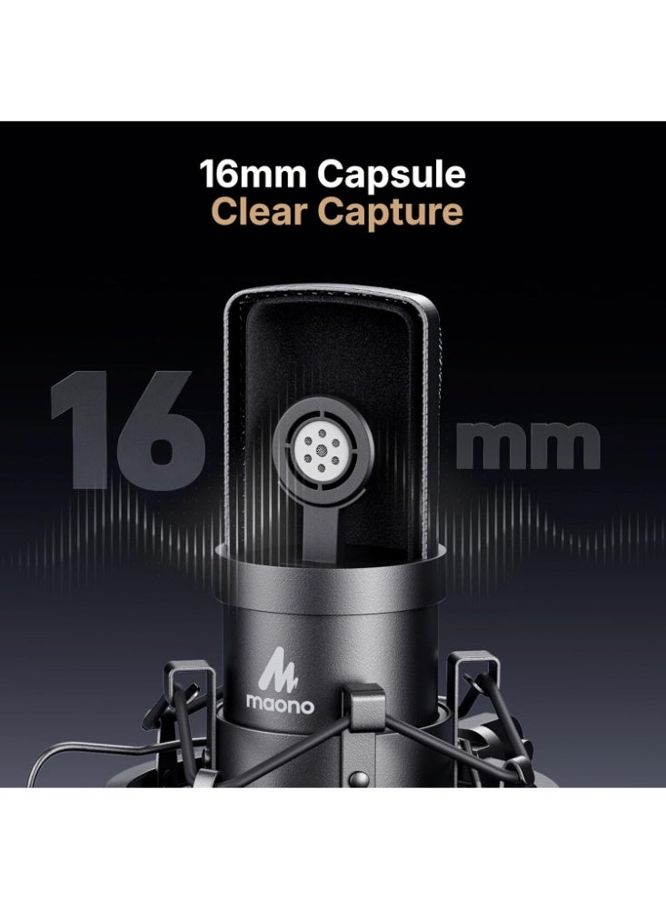Maono AU-A03 Condenser Podcasting Microphone Kit for Streaming, Gaming, YouTube - Image 5