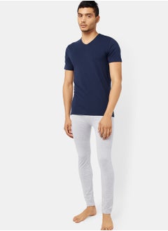 DICE Dice Men’s V-Neck short sleeve solid Undershirt  - Image 4