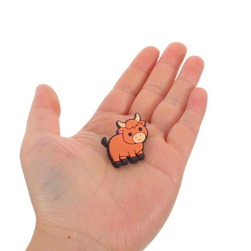 40pcs Pencil Charms: Cute Pencil Topper for Kids Animal Cattle Shaped Clips Cute Charms for School Classroom Prizes Present Stuffer Bags - Image 2