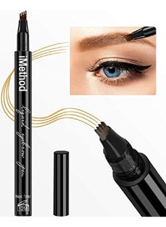 iMethod Imethod Eyebrow Pen - Imethod Eye Brown Makeup, Eyebrow Pencil With A Micro-Fork Tip Applicator Creates Natural Looking Brows Effortlessly And Stays On All Day, Light Brown  - Image 1
