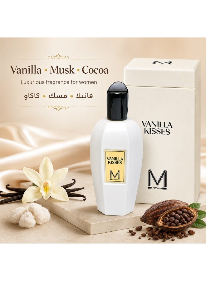 VM PERFUMES Vanilla Kisses Eau de Parfum for Women 100ml – Luxurious Vanilla, Musk & Cocoa Fragrance - Image 2