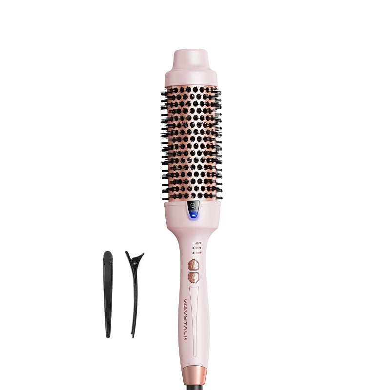 Wavytalk Thermal Brush, Blowout Express 1.7 Inch Blowout Brush, Negative Ion Technology for Creating Smooth Relax Blowouts, Give The Hair Body and Shine, Millennial Pink - Image 1