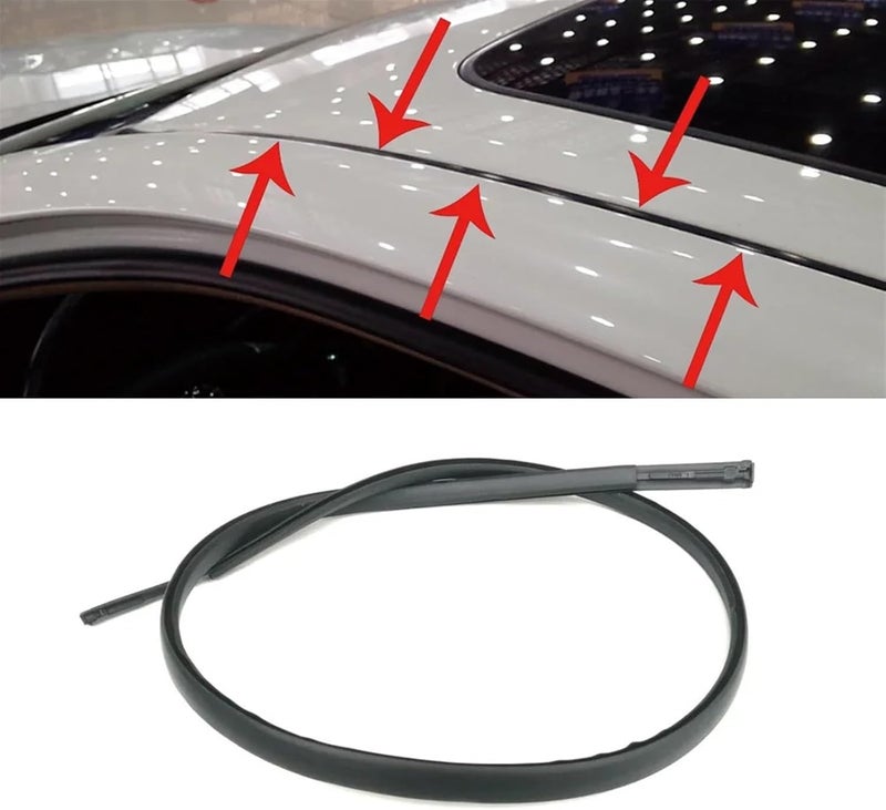 Roof Strips Rubber Car Seal Auto Molding Trim for Mark X REIZ 2005-2013 2014(Color:2010-2014 Left) - Image 2