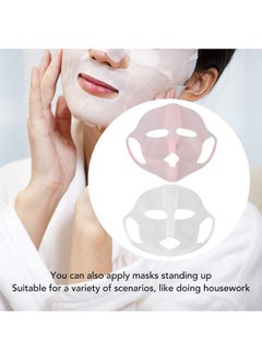 ZJchao 4Pcs Silicone Face Wrap Moisturizing Facial Cover Reusable Silicone Moisturizing Face Holder For Sheet Masks Prevent Evaporation  - Image 4
