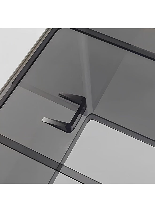 Noon East 5 Layers Utility Rolling Cart Storage Organizer with Wheels, Under Desk Mobile Trolley Organizer for Office Home Kitchen Organization, 34 x 26 x 95.6 cm, White - Image 3