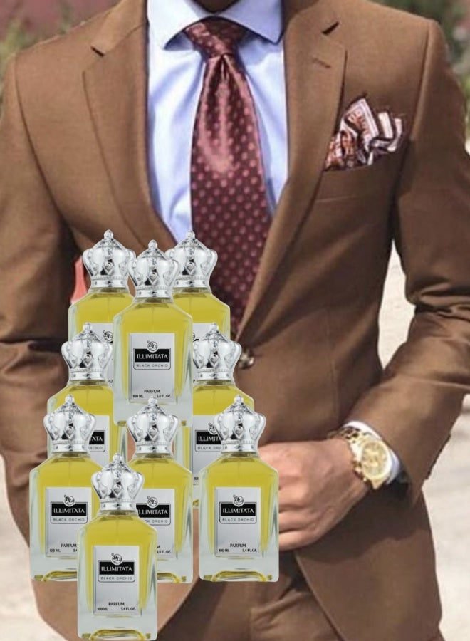 بي إل 9 قطع عطر إلميتاتا بلاك أوركيد 100مل - Image 1