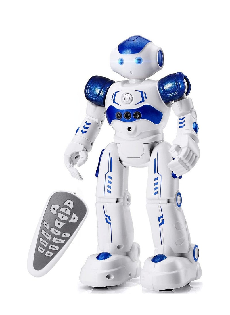 Cool Baby COOLBABY Children's Remote Control Robot Toy Rechargeable Sensing Dancing Walking Singing Blue  - Image 1