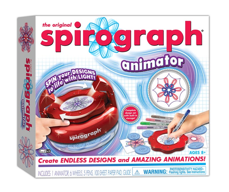 Spirograph - Animator - The Classic Craft and Activity to Make and Bring Countless Amazing Designs to Life - For Ages 8+ - Image 1