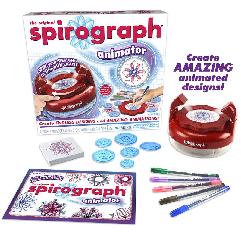 Spirograph - Animator - The Classic Craft and Activity to Make and Bring Countless Amazing Designs to Life - For Ages 8+ - Image 4