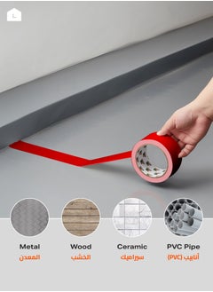 LAWAZIM Snail Heavy Duty Reflective Marking Tape - 48mm x 15m - Red - High Visibility Tape, Safety Marking Tape for Household Repairs Plumbing Maintenance - for DIY and Professional Use  - Image 4