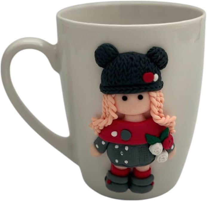 B&D Polymer Clay Mug with Character Design - Image 4