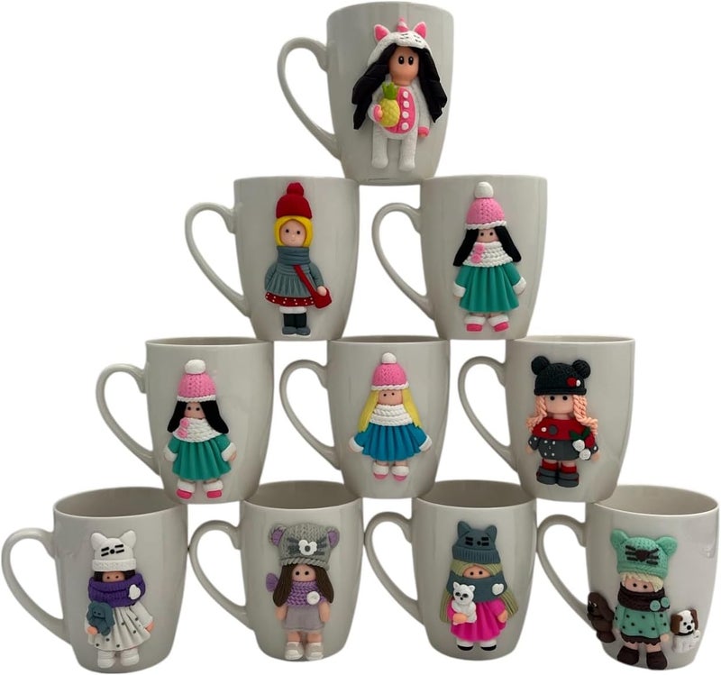 B&D Polymer Clay Mug with Character Design - Image 5