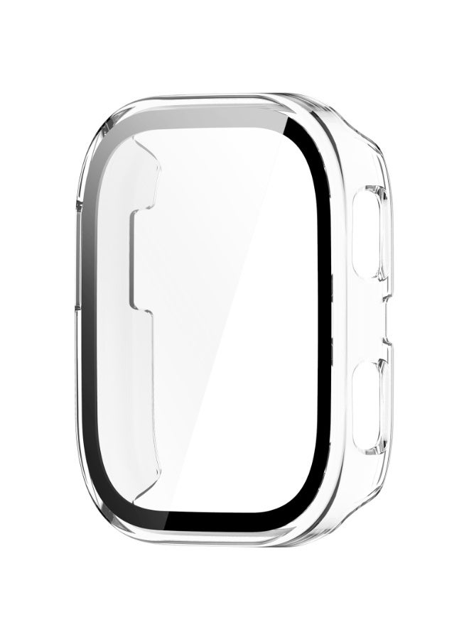 بيوينتي Amazfit BIP 6 خفف من الزجاج غطاء حماية + PC الصلب غطاء حماية الغطاء الواقي من الصدمات متوافق مع Amazfit BIP6 حامي الملحقات ( شفافة ) - Image 2