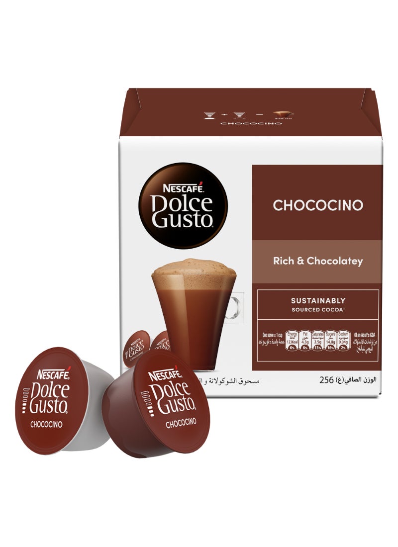 دولسي قوستو كبسولات قهوة دولتشي جوستو شوكوسينو (256جم) 16 كبسولات - Image 1