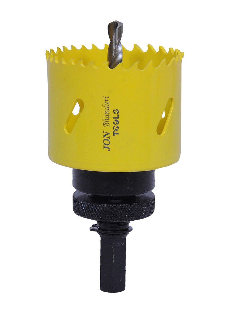 Jon Bhandari Tools 50mm Bi-Metal Hole Saw Cutter – HSS (High Speed Steel) Blade, Heavy Duty Metal Cutting Hole Cutter for Iron, Steel, Aluminium – Compatible with Power Drills & Rotary Tools - Image 3