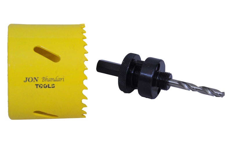Jon Bhandari Tools 50mm Bi-Metal Hole Saw Cutter – HSS (High Speed Steel) Blade, Heavy Duty Metal Cutting Hole Cutter for Iron, Steel, Aluminium – Compatible with Power Drills & Rotary Tools - Image 2