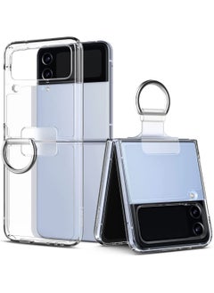 Spigen Thin Fit Ring My Sketch for Samsung Galaxy Flip 4 Case Cover - Crystal Clear  - Image 1