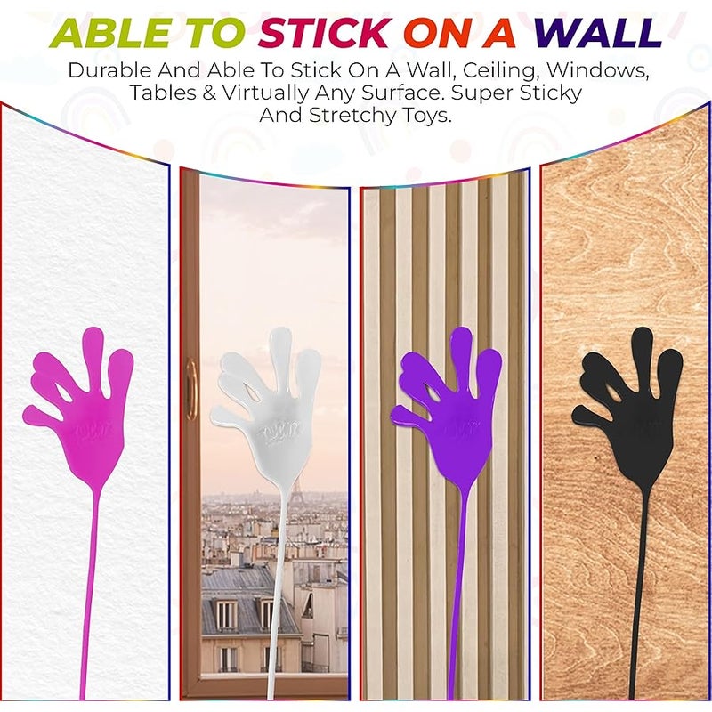 TwCare Jumbo Giant Sticky Hands, 13-in Total Length (2 Pack Assorted) Mega Large Fun Stretchy Silly String Toy for Kid Adult, Stress Anxiety ADHD Relief, Party Favors, Birthday Gift, Classroom Prizes - Image 5
