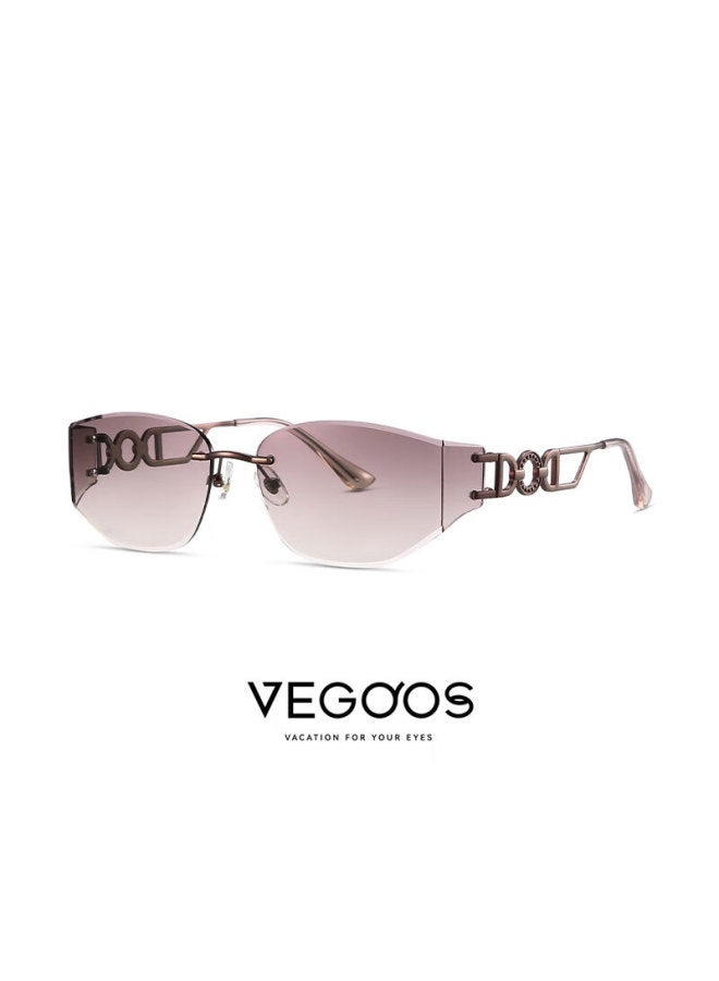 Vegoos High-definition Nylon Fashionless Frame Trendy Cat-eye Sungl For Women, Driving, Vacation, Travel, And Men's Sungl - Image 2