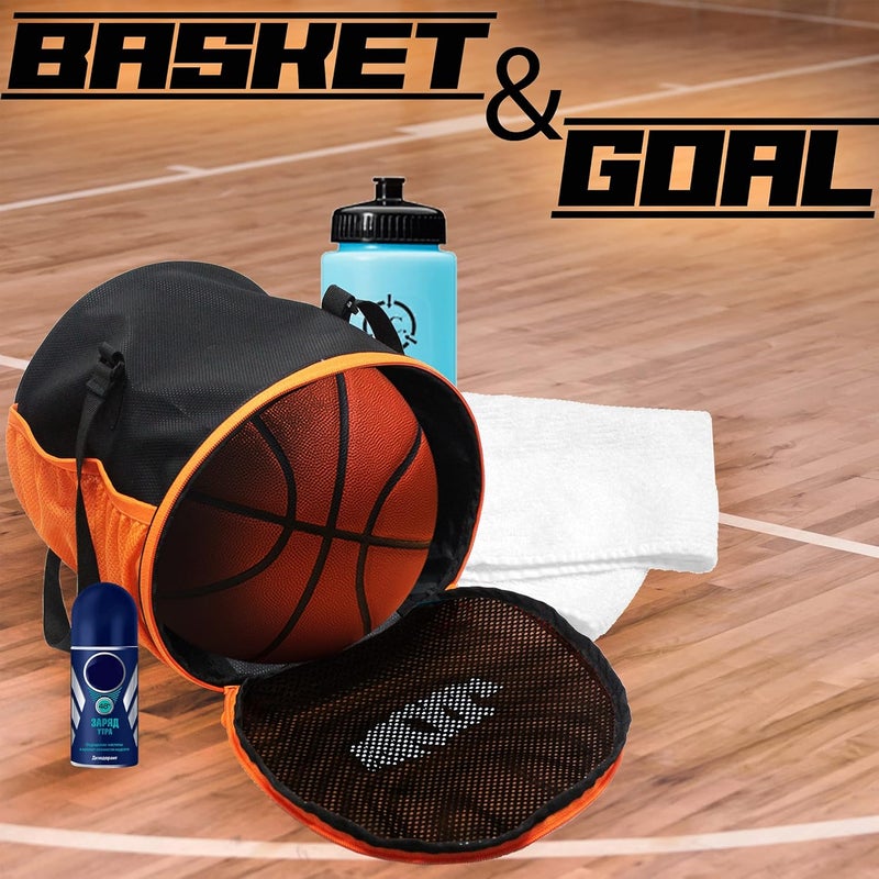 WHACKK Kick Soccer Black Orange Football Equipment Bags|Basketball Volleyball Bags |Adjustable Strap Backpack |Ball Bag |Kitbag - Made in India - Image 2