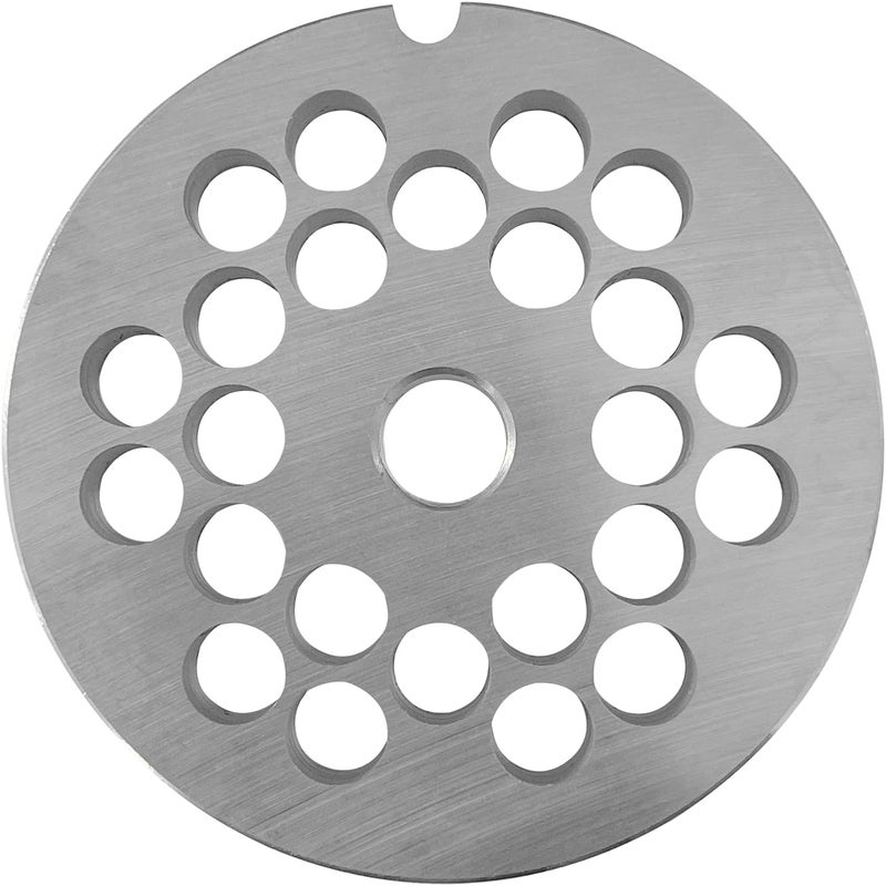 OUSTUE #12 Stainless Steel Meat Grinder Plate Discs Blades Compatible with FGA Food Chopper and Hobart, Cabelas, Weston, LEM, MTN Meat Grinders,Cutting Disks Heavy Duty (8/25 Hole Plate) - Image 1