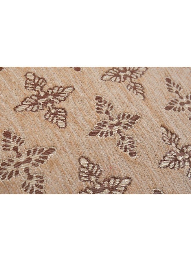 DECOMIZER DECOMIZER Jacquard Geomteric Cushion Covers 16 Inch X 16 Inch Set Of 5 Ethnic Motifs 240 TC Cushion Covers,Design- Plus,Color- Beige - Image 4