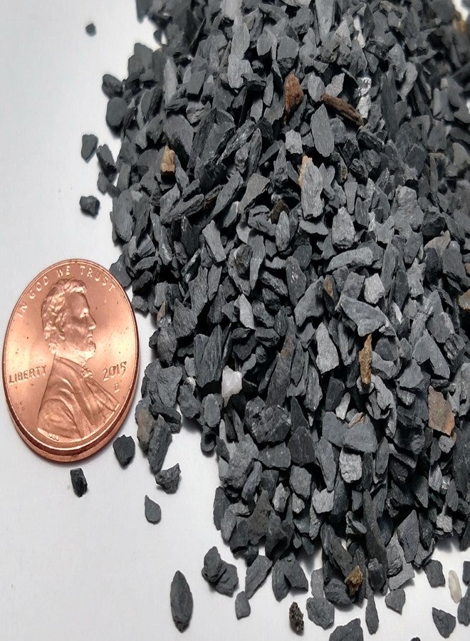 Small World Slate & Stone Natural Slate Stone Coarse Sand Less than 1/8" - USA Sourced and Packaged for Basing Models, Wargaming, Mosaic Stone Art, Crafts, Bonsai, Succulents, Miniature or Fairy Gardens (8 ounces) - Image 2
