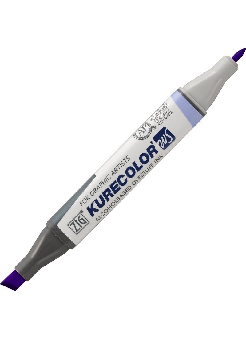 Zig Kurecolor KC3000 Twin S Marker Pen 317 Blue  - Image 1