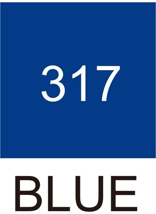 Zig Kurecolor KC3000 Twin S Marker Pen 317 Blue  - Image 3