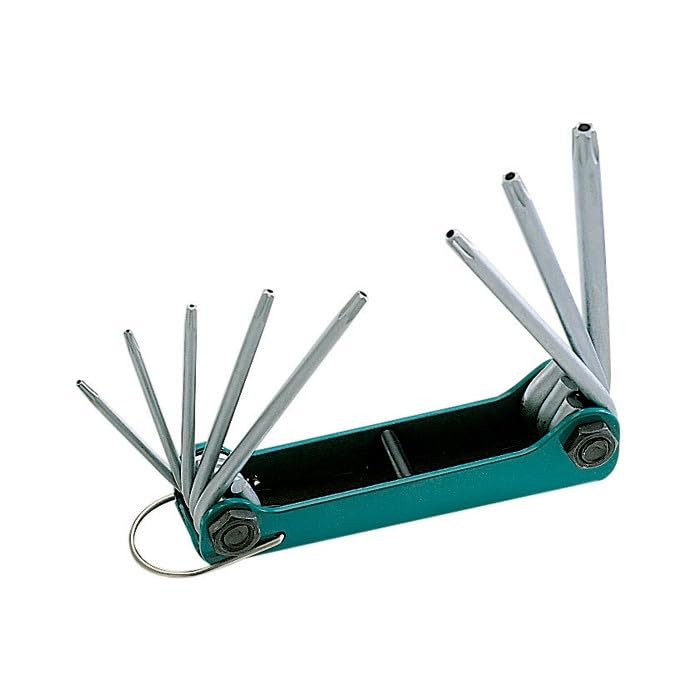 Proskit 8PK021L 8 Pcs Folding Tamperproof Star Key Wrench Set - Image 3