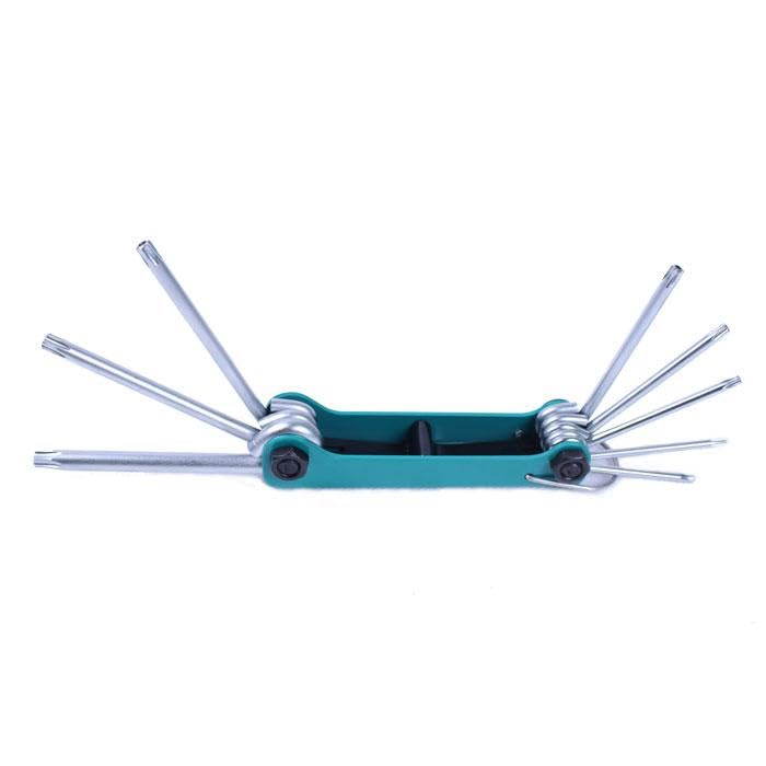 Proskit 8PK021L 8 Pcs Folding Tamperproof Star Key Wrench Set - Image 1
