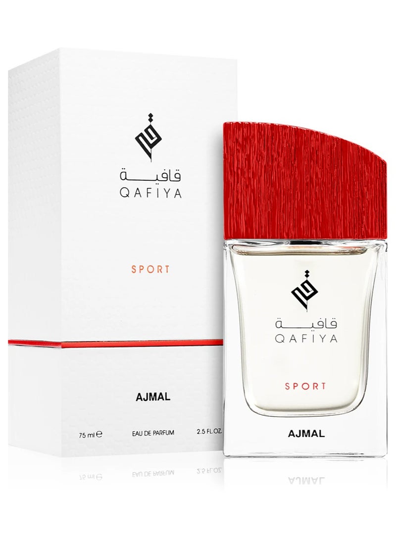 Ajmal Qafiya Sport Eau De Parfum For Men - 75 ML - Image 1