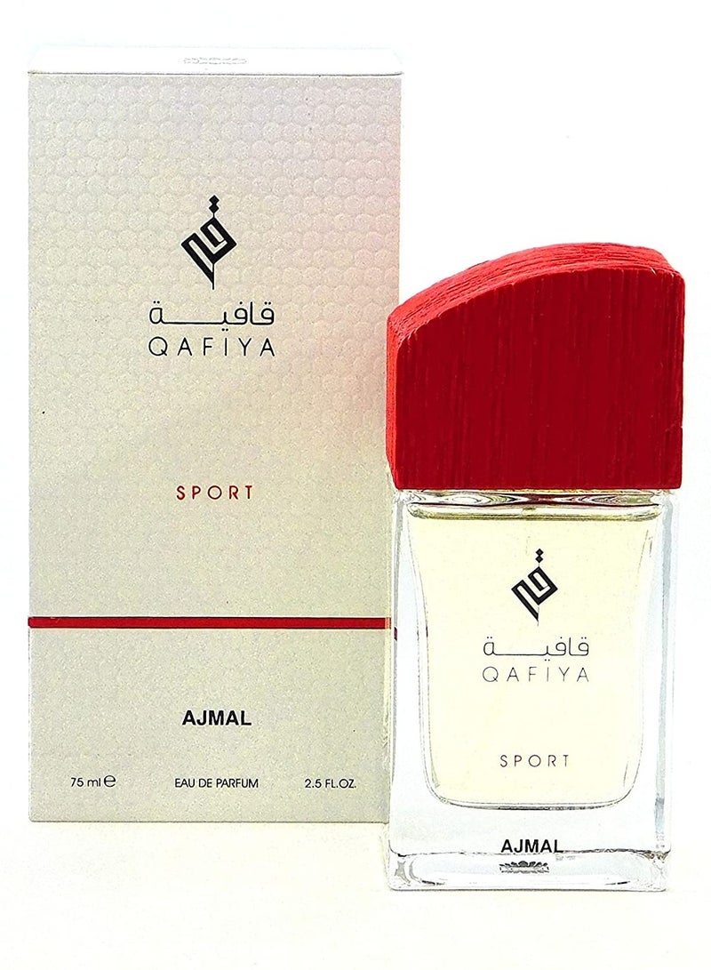 Ajmal Qafiya Sport Eau De Parfum For Men - 75 ML - Image 2