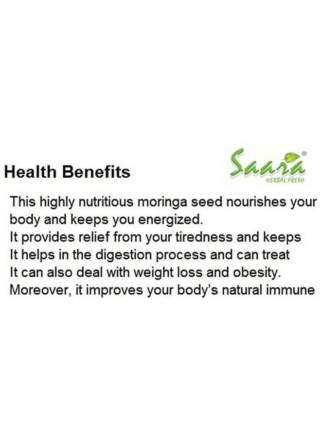 Saara مسحوق مورنغاي فيذاي العشبي الطازج من سارا، 101 جرام، مسحوق بذور المورينغا، مسحوق درامستيك، ملغا شيتو، أهيجان، مورنغاي، مسحوق مورنغاي فيذاي، (عبوة 1 × 101 جرام)، ماسالا الخضار - Image 3