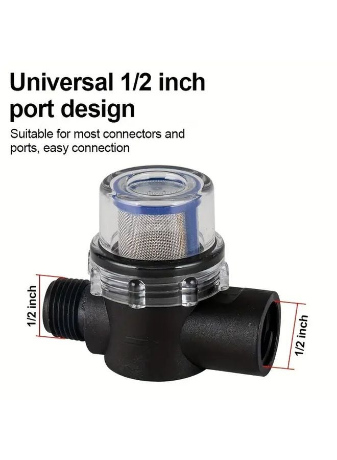 Water Pump Strainer Filter Set With 50 Mesh Stainless Steel Screen Filtra Color - Image 3