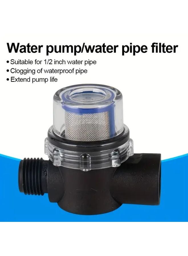 Water Pump Strainer Filter Set With 50 Mesh Stainless Steel Screen Filtra Color - Image 2