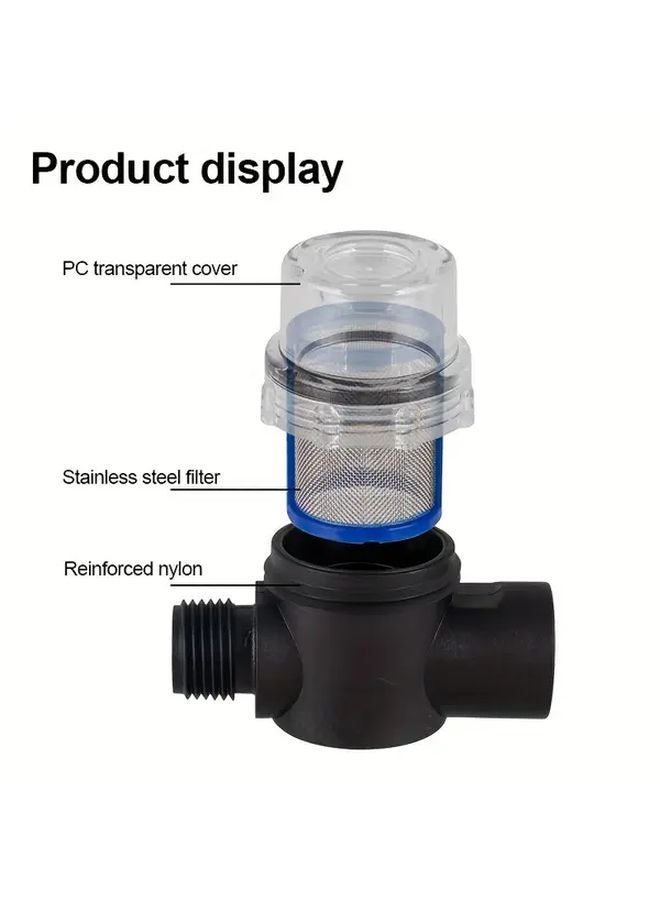 Water Pump Strainer Filter Set With 50 Mesh Stainless Steel Screen Filtra Color - Image 5