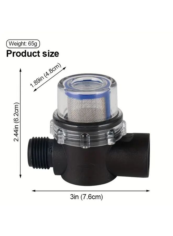 Water Pump Strainer Filter Set With 50 Mesh Stainless Steel Screen Filtra Color - Image 1