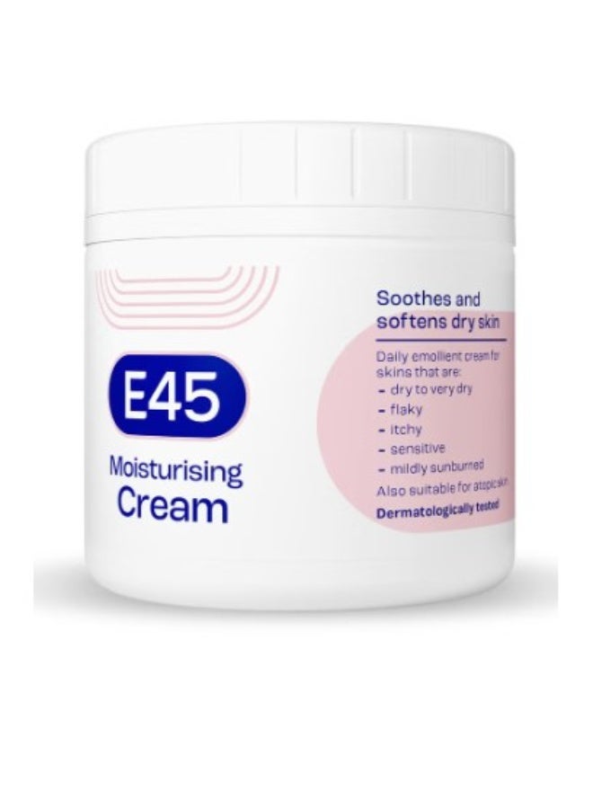 E45 Body Moisturizing Cream 350 grams - Image 1