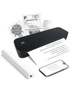 Hihonor Bluetooth Thermal Printer, Support 8.5" X 11" US Letter, Portable Printers Wireless for Travel, Inkless Printer Compatible with iOS, Android, Mobile Printer for Home, Office, School  - Image 1