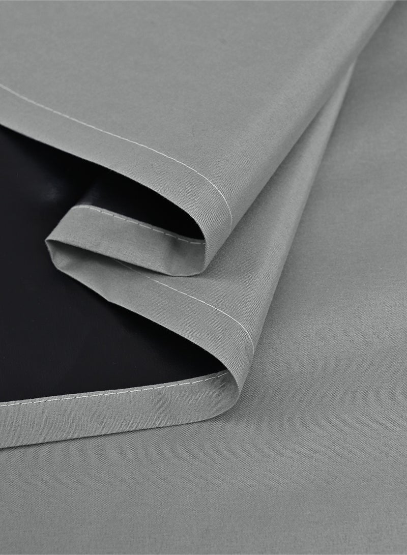 إيزي سو 2 لوحات ستائر معتمة 100٪ 2 قطعة أغطية نوافذ لغرفة النوم ستائر معتمة معزولة حرارياً لغرفة المعيشة ستائر معتمة تمنع الضوء لغرفة المعيشة المنزل الرمادي - Image 5