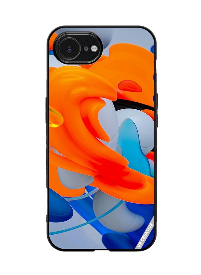 Protective Case Cover For Apple iPhone 16e  Design Multicolour