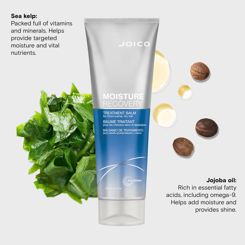 JOICO بلسم علاج استعادة الرطوبة من جوكو | للشعر السميك والخشن والجاف | لاستعادة الرطوبة والنعومة والقوة والمرونة | تقليل التكسر والتجاعيد | مع زيت الجوجوبا وزبدة الشيا | 8.5 أونصة سائلة - Image 5