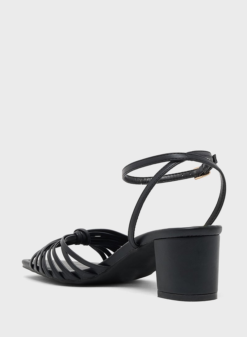 ELLA Ladies Block Heel Sandal - Image 3